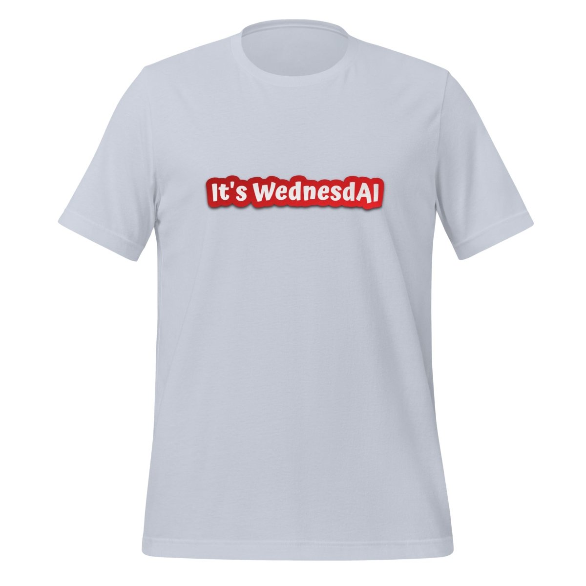 It's WednesdAI T-Shirt (unisex) - Light Blue - AI Store