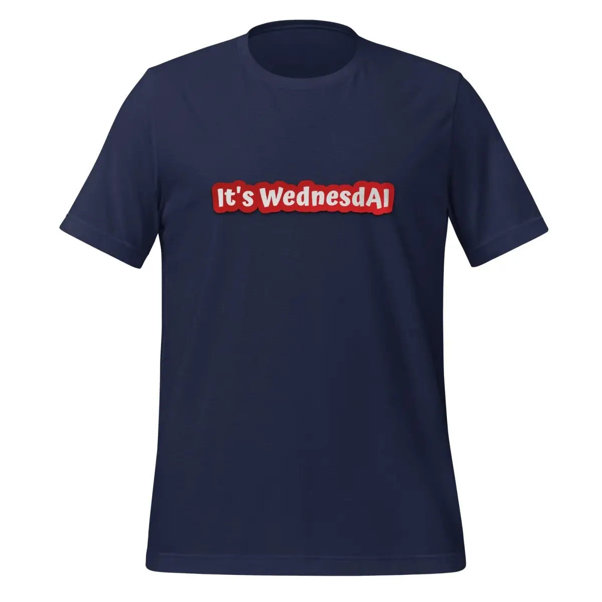 It’s WednesdAI T-Shirt (unisex) - Navy / M