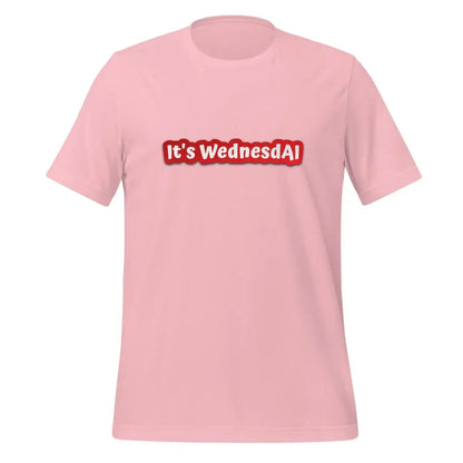 It’s WednesdAI T-Shirt (unisex) - Pink / M