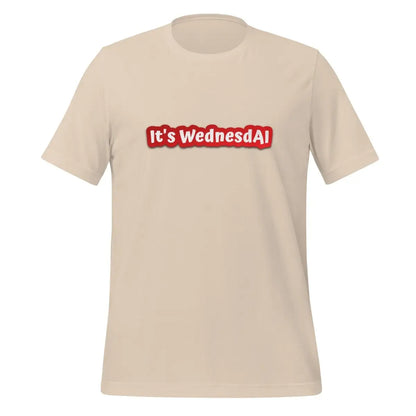 It’s WednesdAI T-Shirt (unisex) - Soft Cream / M