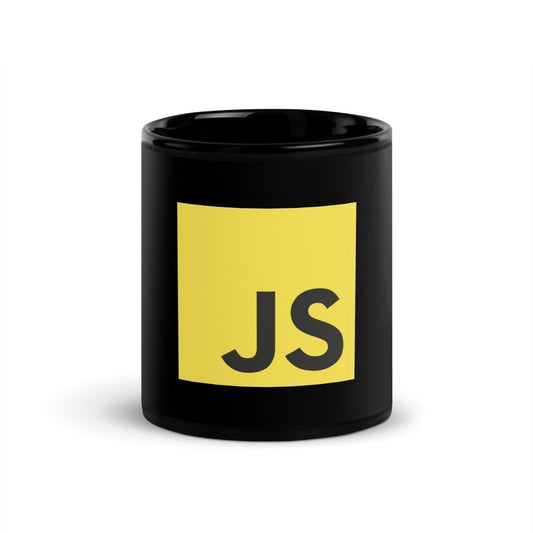 JavaScript Black Glossy Mug - 11 oz - AI Store