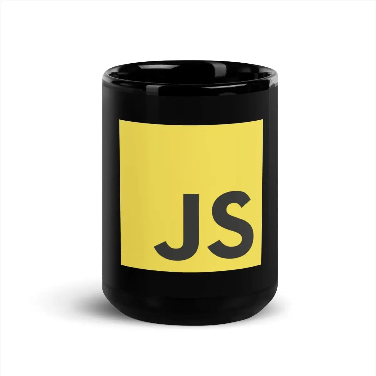 JavaScript Black Glossy Mug - 15 oz