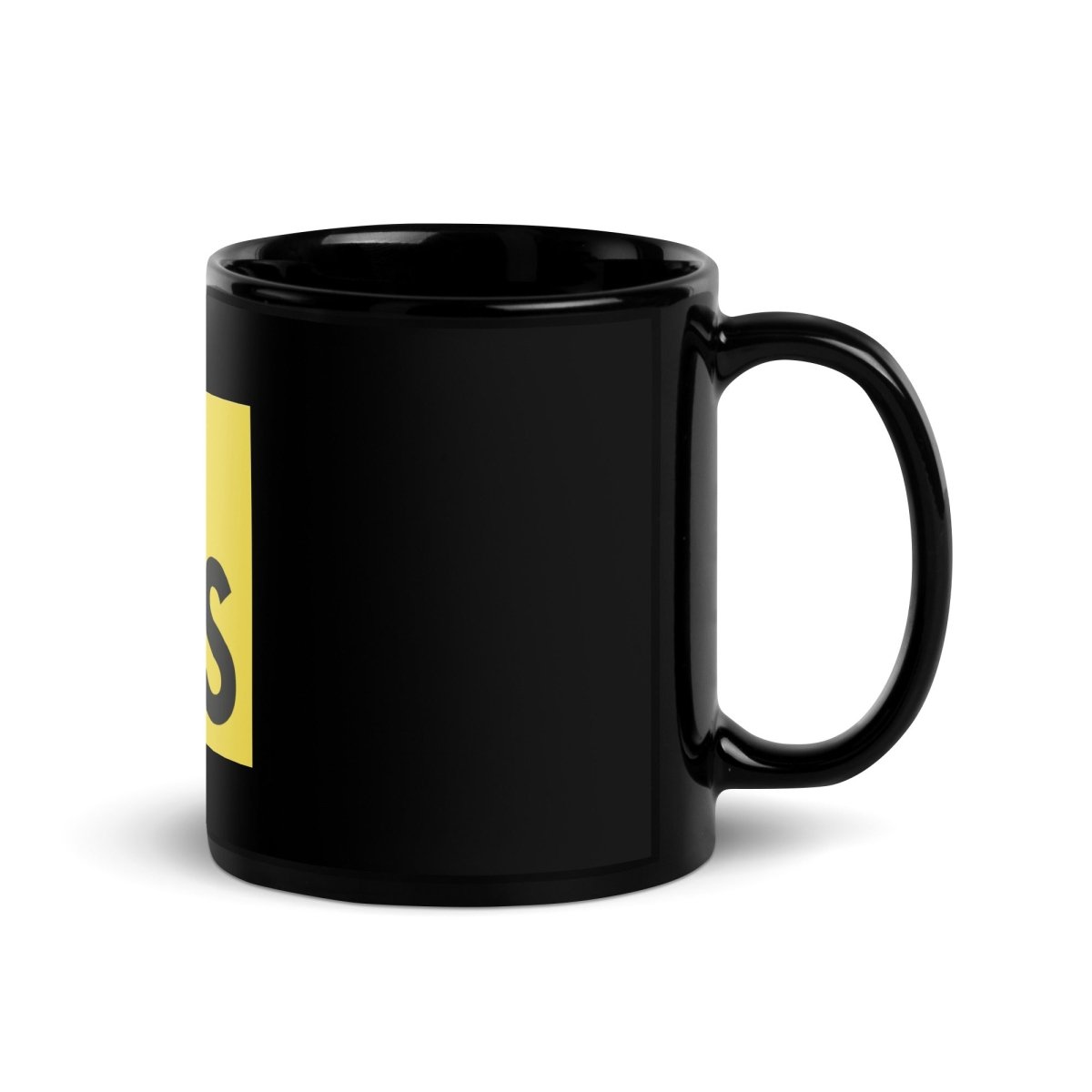 JavaScript Black Glossy Mug - AI Store