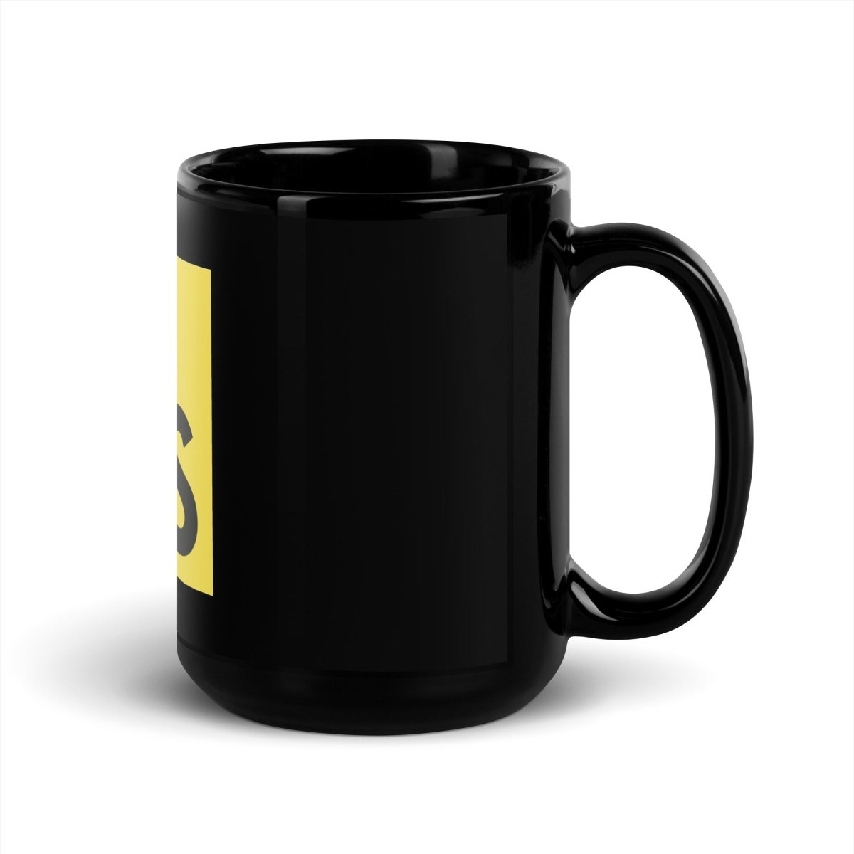 JavaScript Black Glossy Mug - AI Store