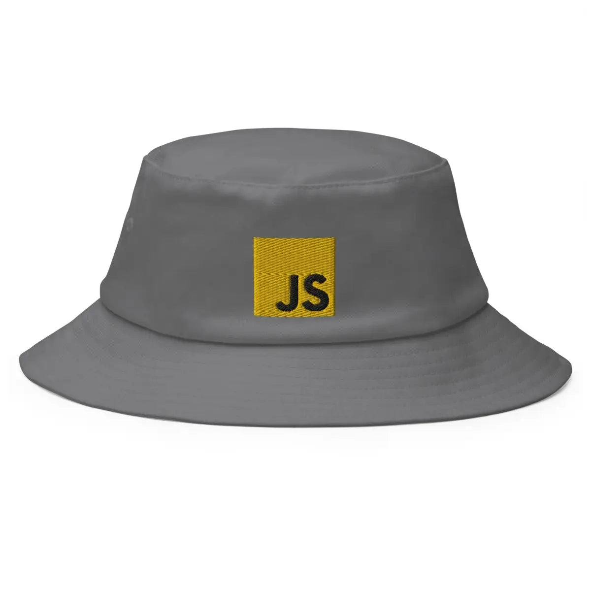 JavaScript Embroidered Bucket Hat - Grey