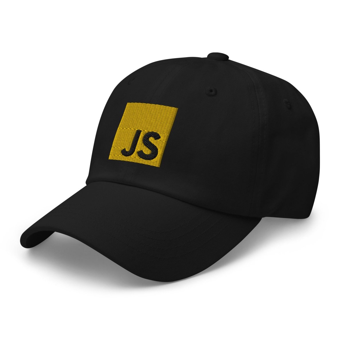 JavaScript Embroidered Cap - Black - AI Store