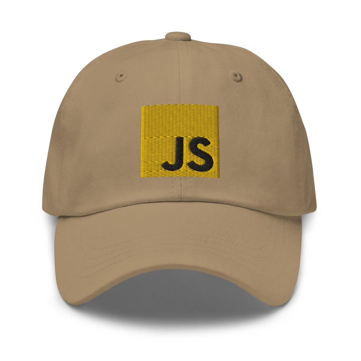 JavaScript Embroidered Cap - Khaki - AI Store