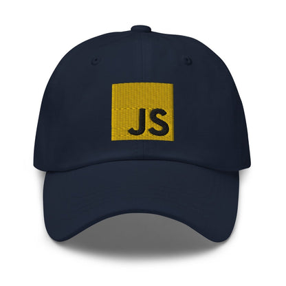 JavaScript Embroidered Cap - Navy - AI Store
