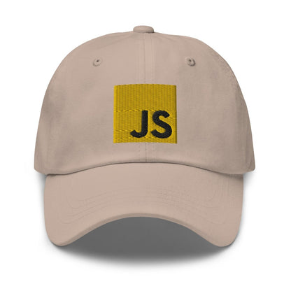 JavaScript Embroidered Cap - Stone - AI Store