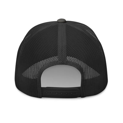 JavaScript Embroidered Trucker Cap - Charcoal - AI Store