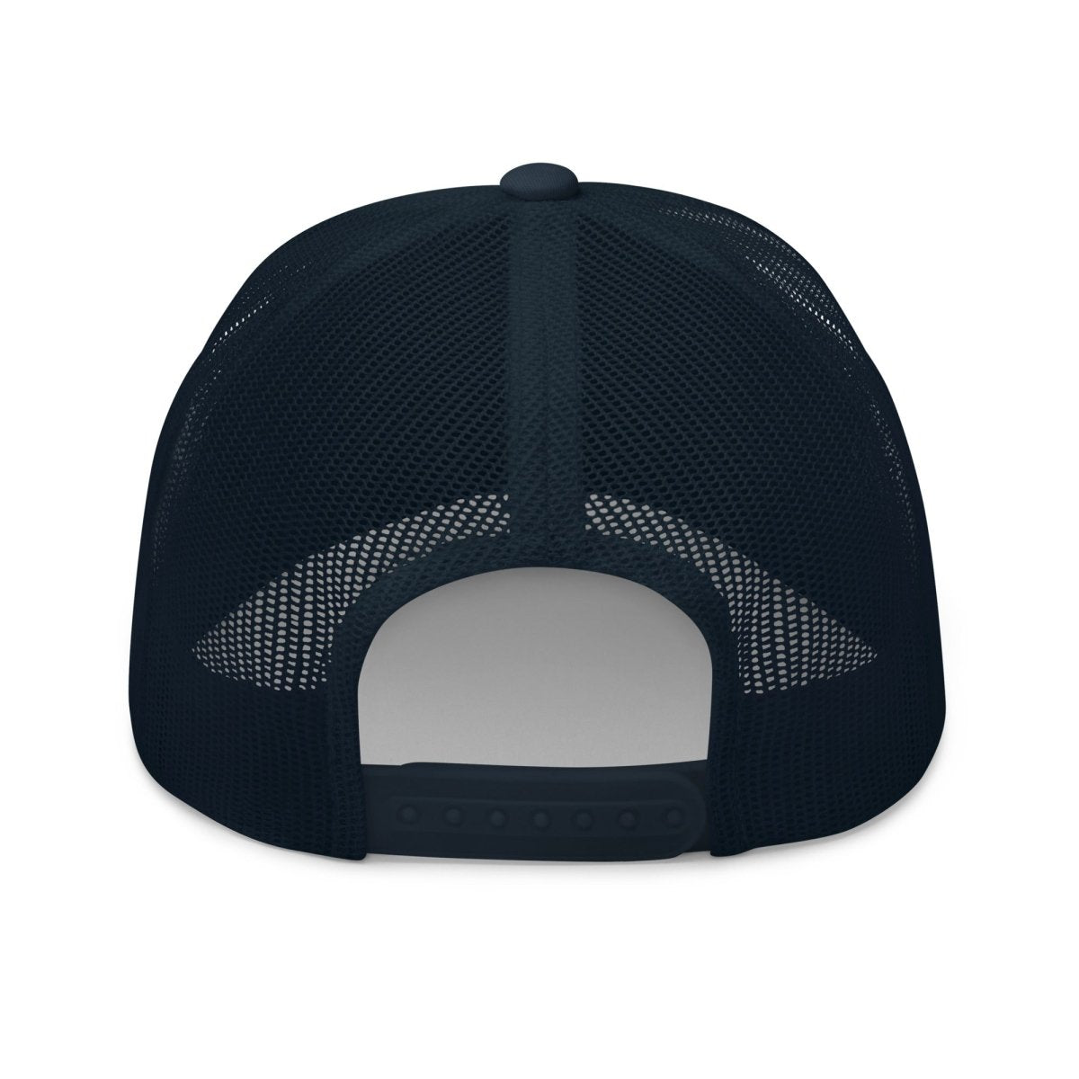 JavaScript Embroidered Trucker Cap - Navy - AI Store