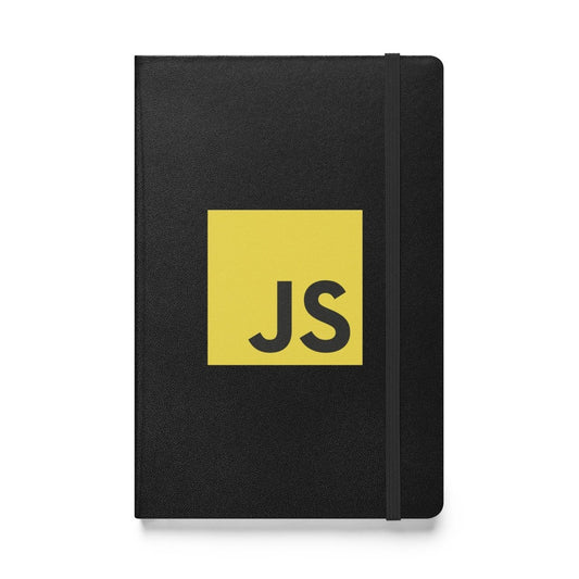 JavaScript Hardcover Bound Notebook - Black - AI Store