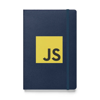 JavaScript Hardcover Bound Notebook - Navy