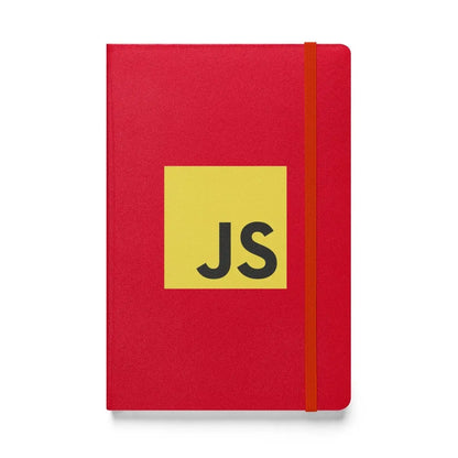 JavaScript Hardcover Bound Notebook - Red