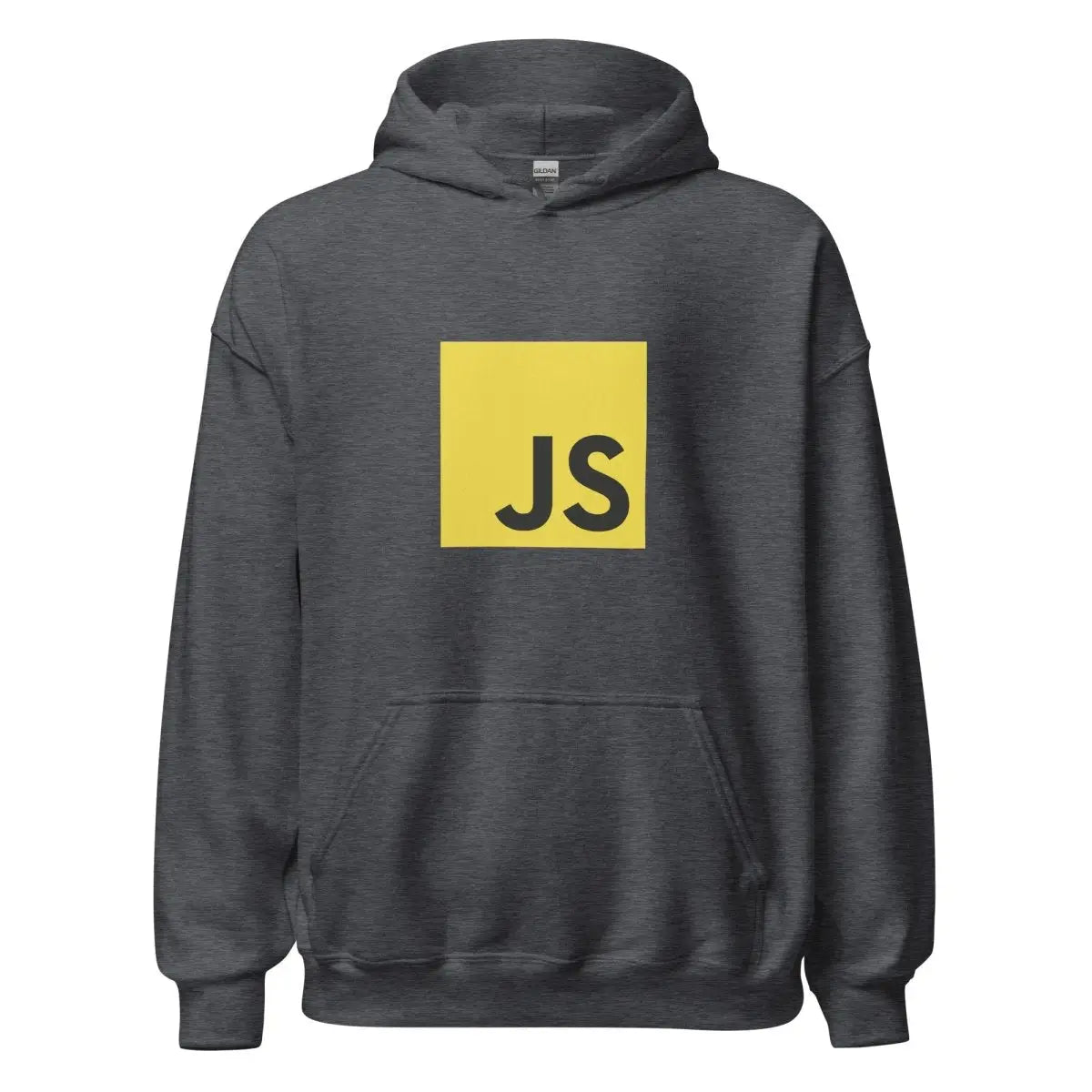 JavaScript Hoodie (unisex) - Dark Heather / M