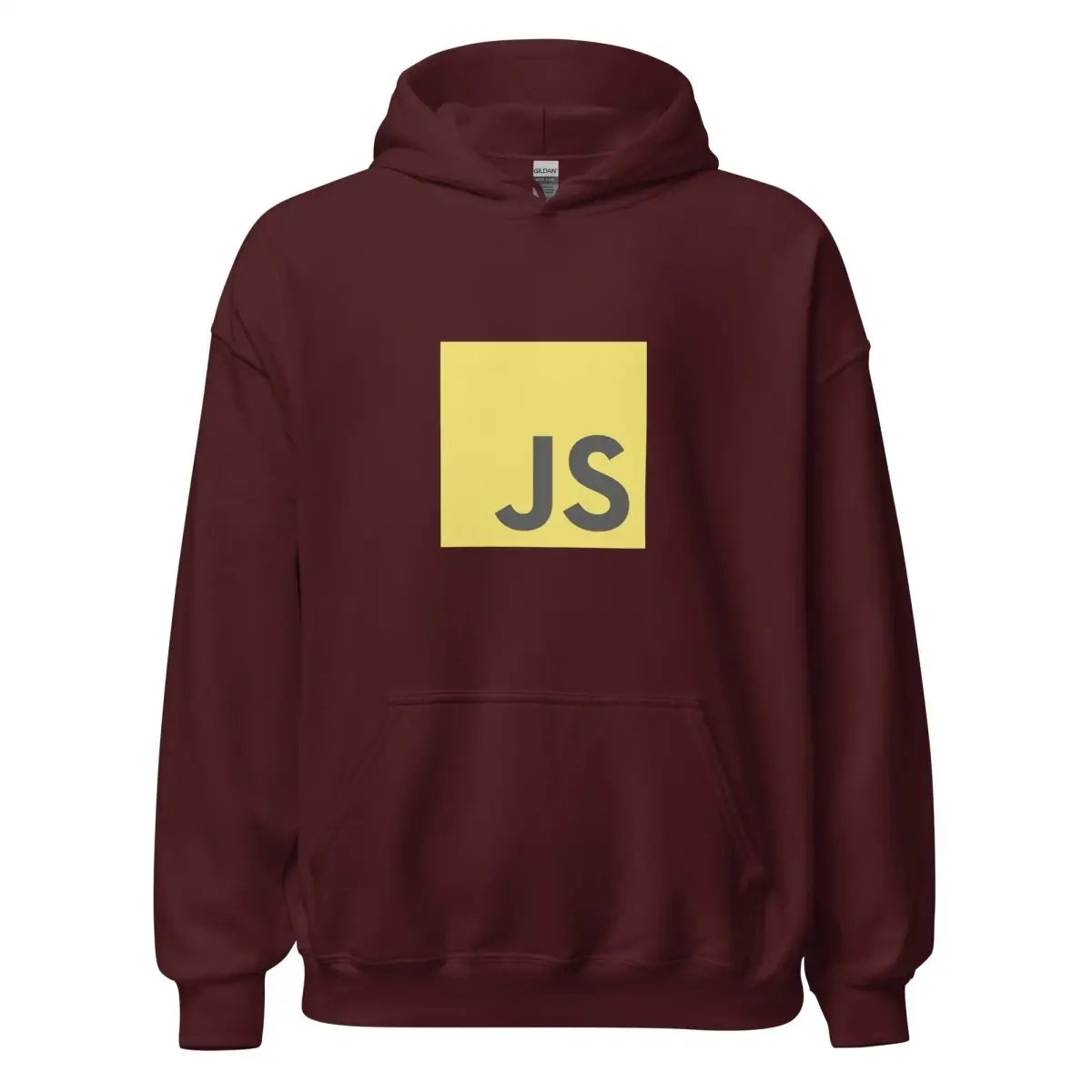 JavaScript Hoodie (unisex) - Maroon / M