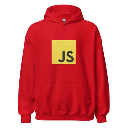 JavaScript Hoodie (unisex) - Red / M