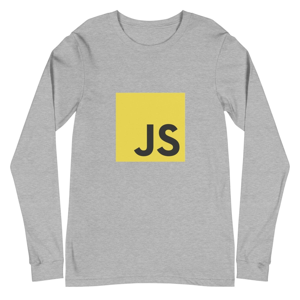 JavaScript Long Sleeve T-Shirt (unisex) - Athletic Heather - AI Store