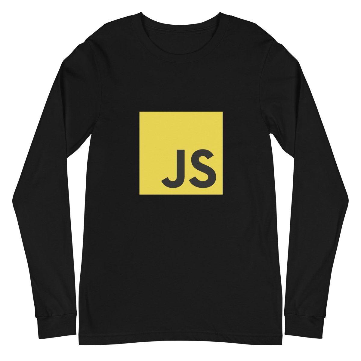 JavaScript Long Sleeve T-Shirt (unisex) - Black - AI Store