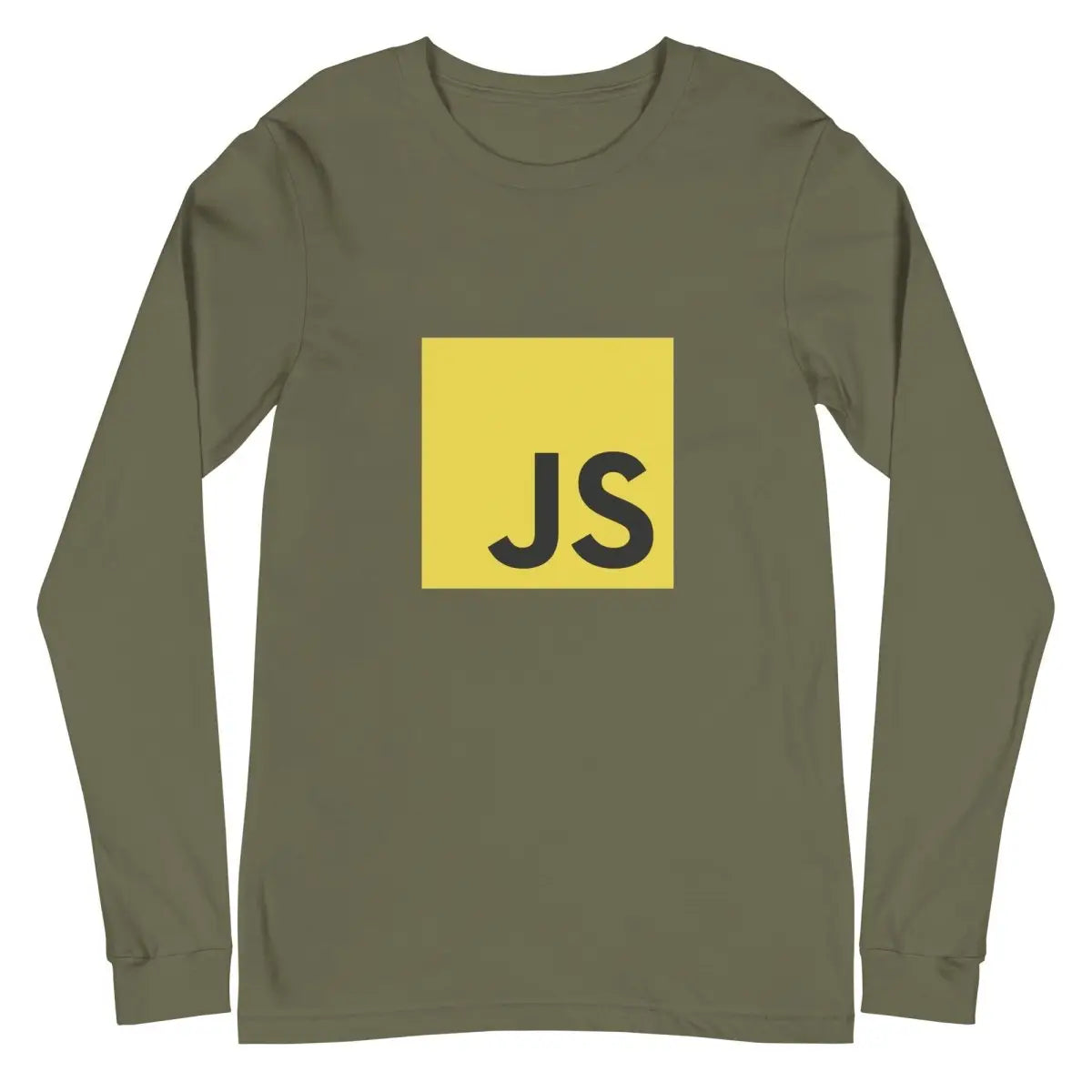 JavaScript Long Sleeve T-Shirt (unisex) - Military Green / M