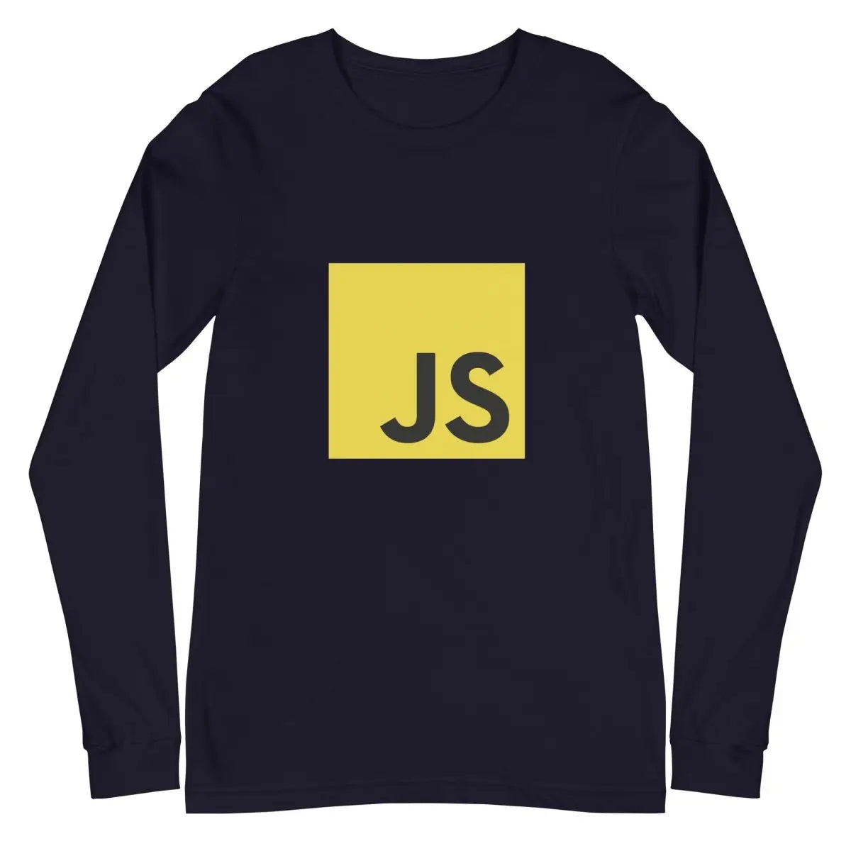 JavaScript Long Sleeve T-Shirt (unisex) - Navy / M