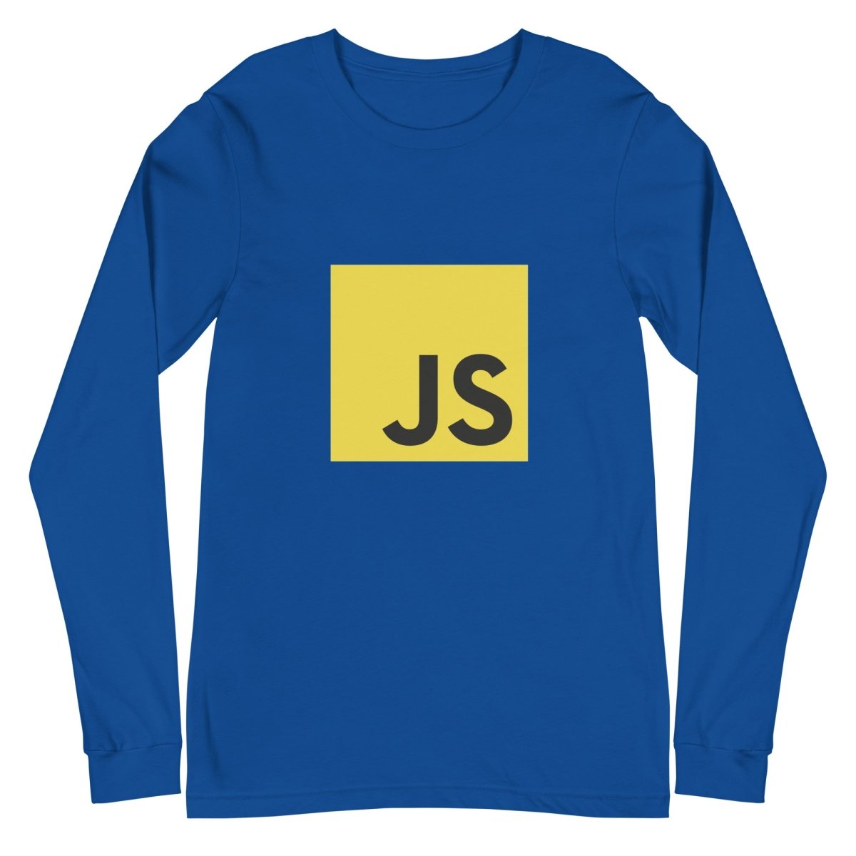 JavaScript Long Sleeve T-Shirt (unisex) - True Royal - AI Store