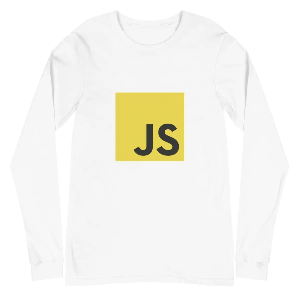 JavaScript Long Sleeve T-Shirt (unisex) - White / M