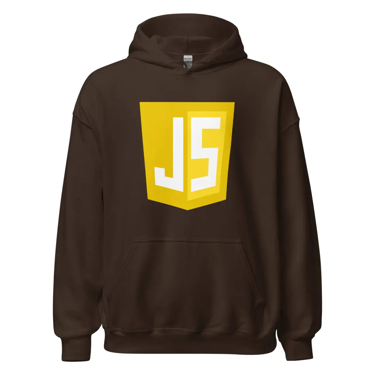 JavaScript Shield Hoodie (unisex) - Dark Chocolate / M