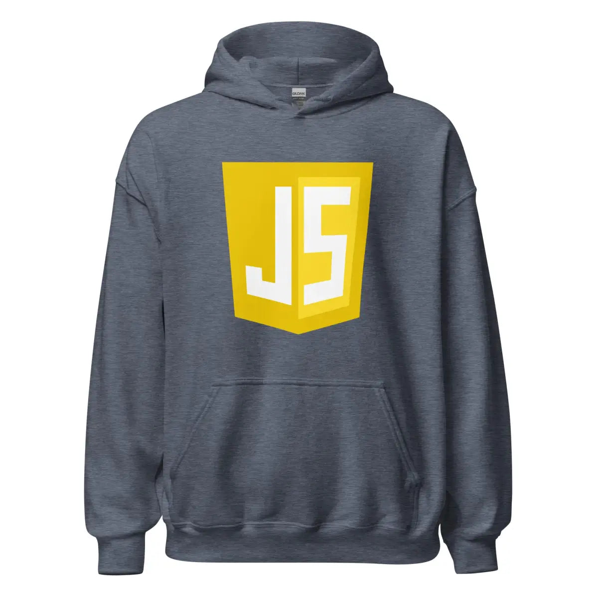 JavaScript Shield Hoodie (unisex) - Heather Sport Dark Navy / M