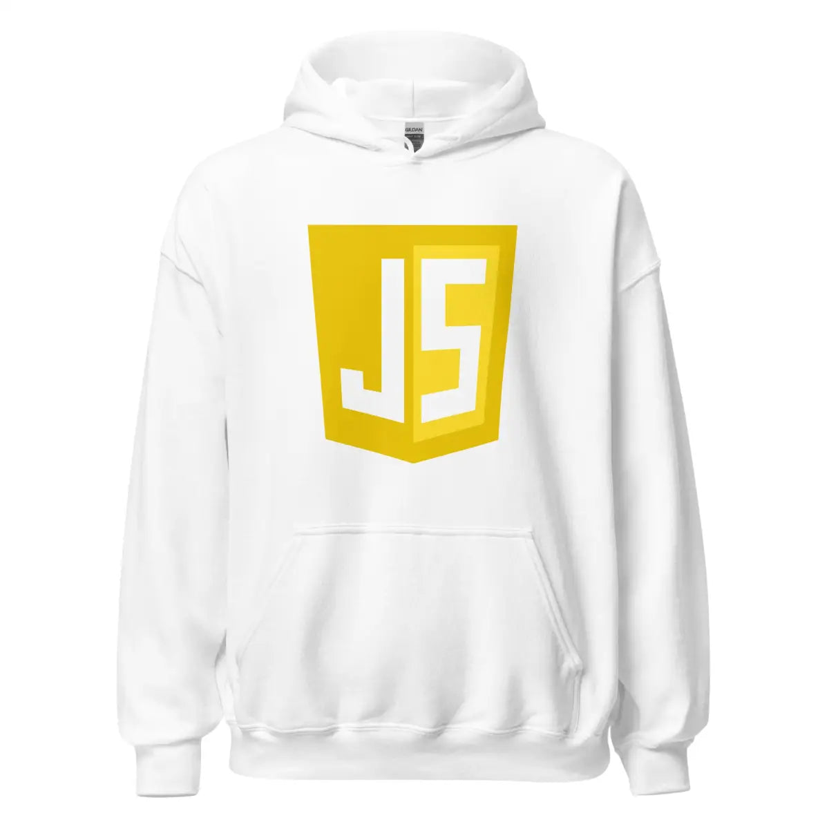 JavaScript Shield Hoodie (unisex) - White / M