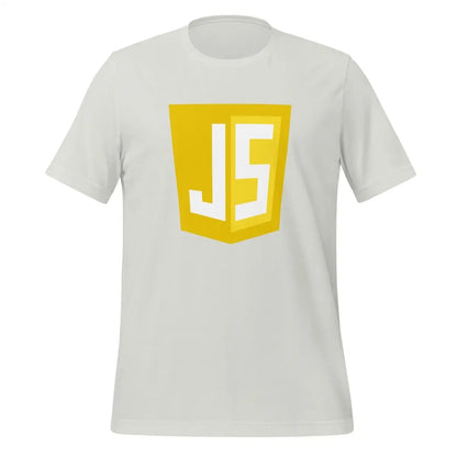 JavaScript Shield T-Shirt (unisex) - Silver / M