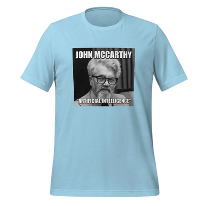 John McCarthy ’Artificial Intelligence’ T-Shirt (unisex) - Ocean Blue / M