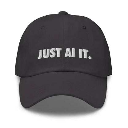 JUST AI IT. Cap - Dark Grey