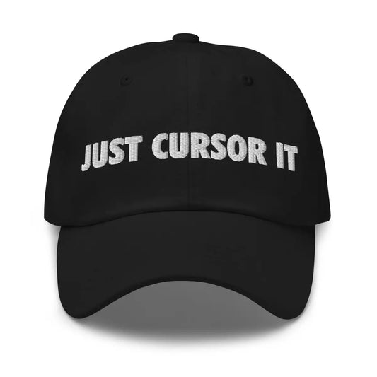 The just Cursor it Cap Black.