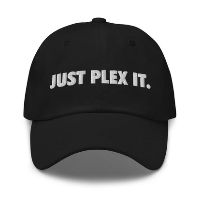 JUST PLEX IT. Embroidered Cap - Black - AI Store