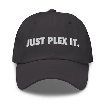 JUST PLEX IT. Embroidered Cap - Dark Grey - AI Store