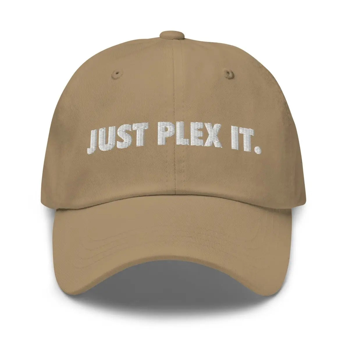 JUST PLEX IT. Embroidered Cap - Khaki