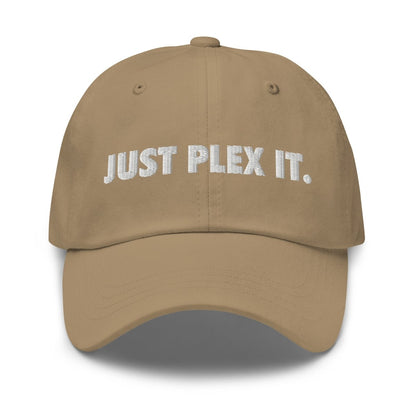 JUST PLEX IT. Embroidered Cap - Khaki - AI Store