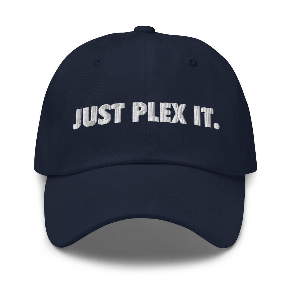 JUST PLEX IT. Embroidered Cap - Navy - AI Store