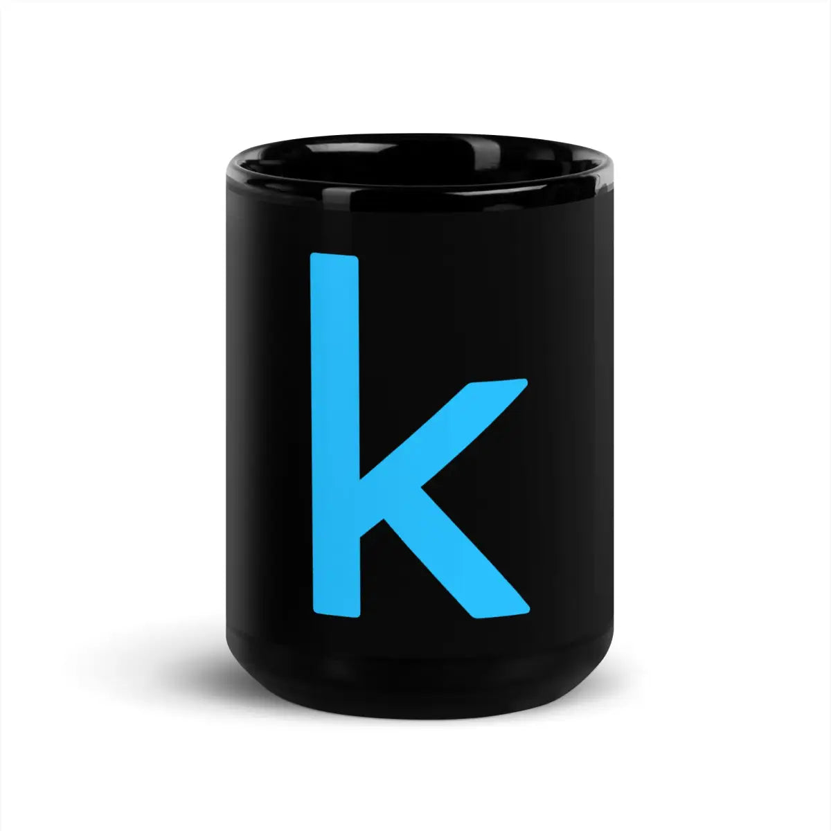 Kaggle Black Glossy Mug - 15 oz