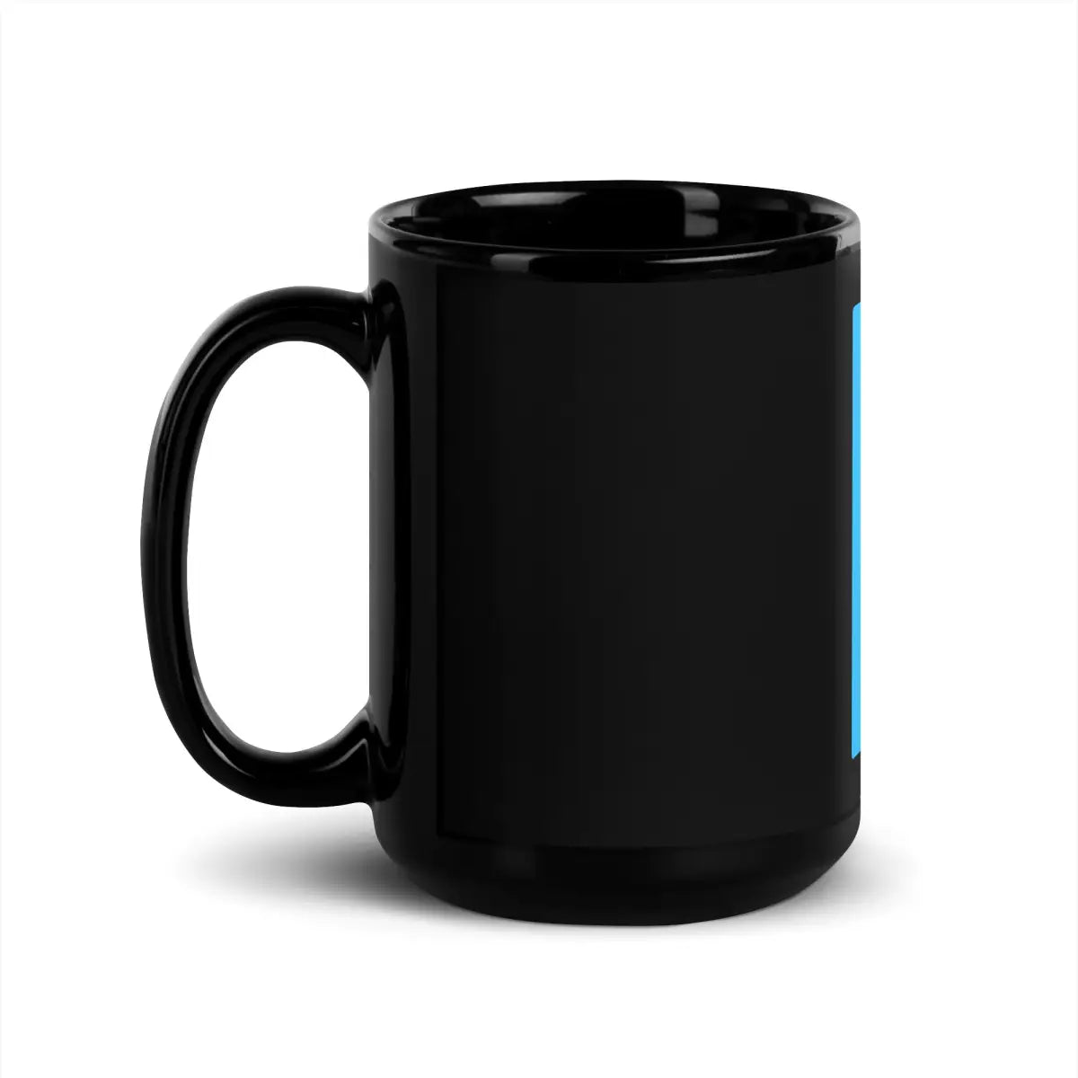 The Kaggle Black Glossy Mug.