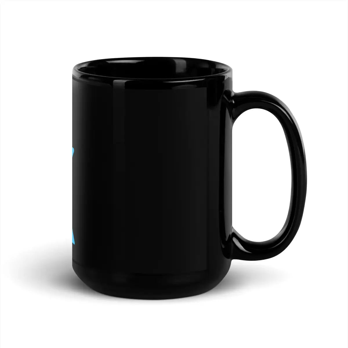 Kaggle Black Glossy Mug