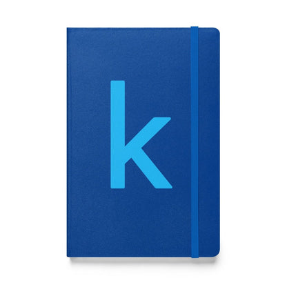 Kaggle Icon Hardcover Bound Notebook - Blue - AI Store