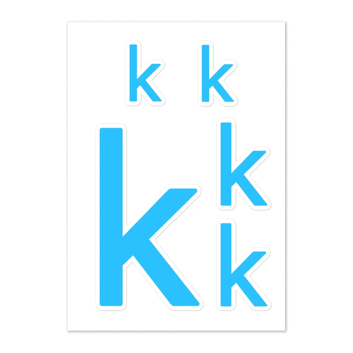 Kaggle Icon Sticker Sheet