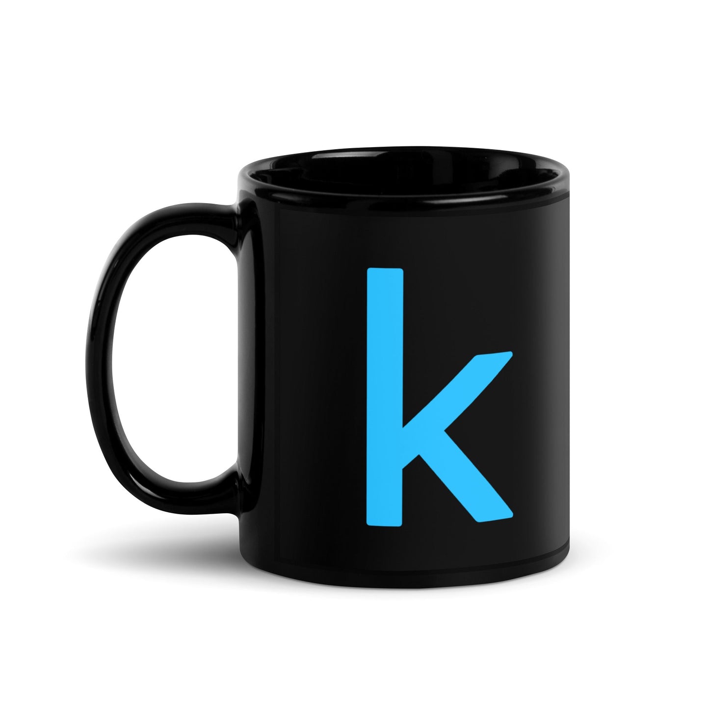 Kaggle Icons Black Glossy Mug - 11 oz