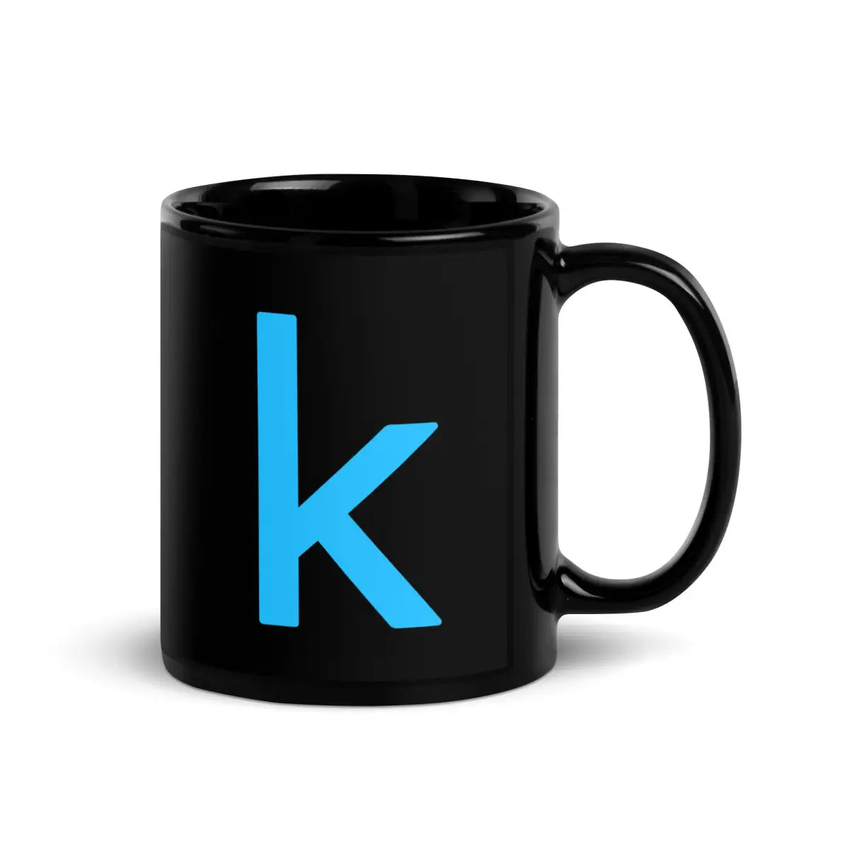 Kaggle Icons Black Glossy Mug - 11 oz