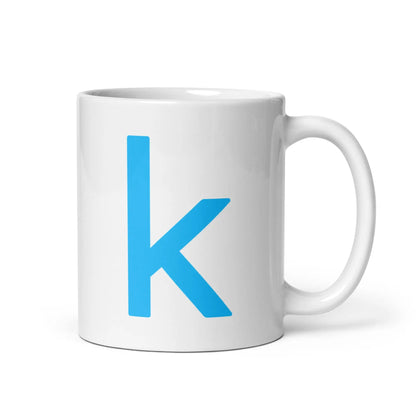 Kaggle Icons White Glossy Mug - 11 oz