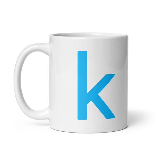 Kaggle Icons White Glossy Mug