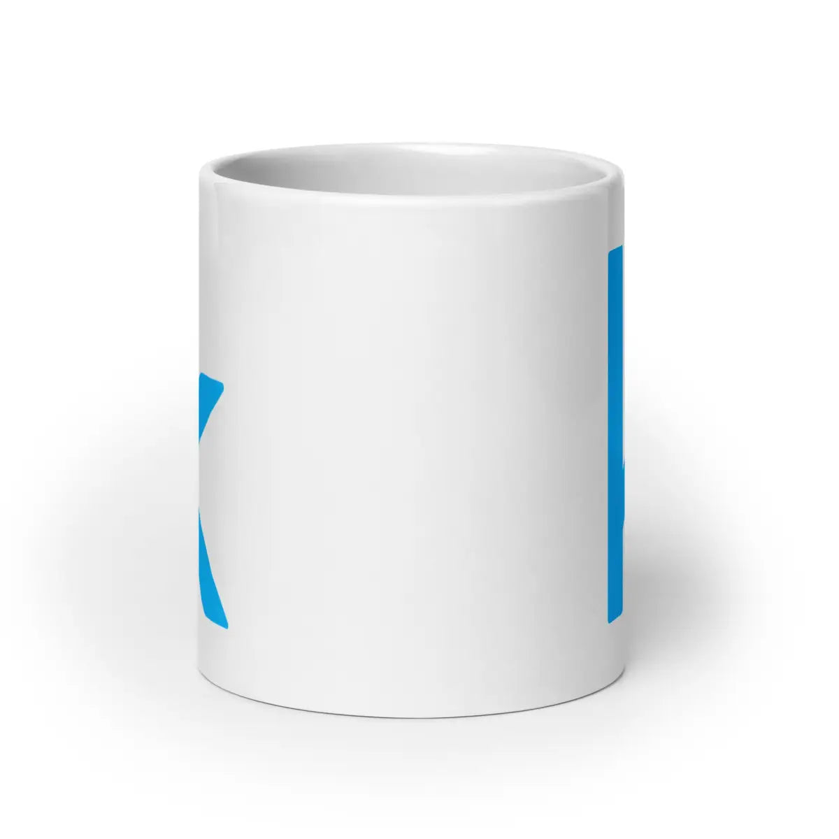 Kaggle Icons White Glossy Mug