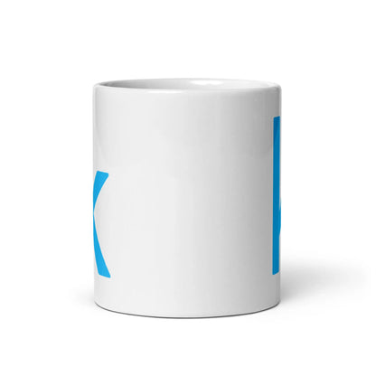 Kaggle Icons White Glossy Mug